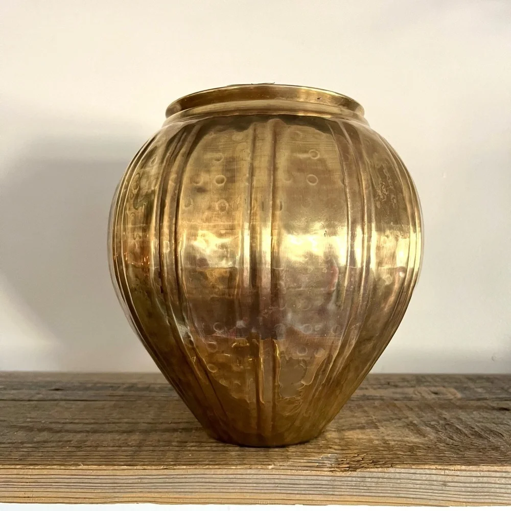 Large brass Roman Urn